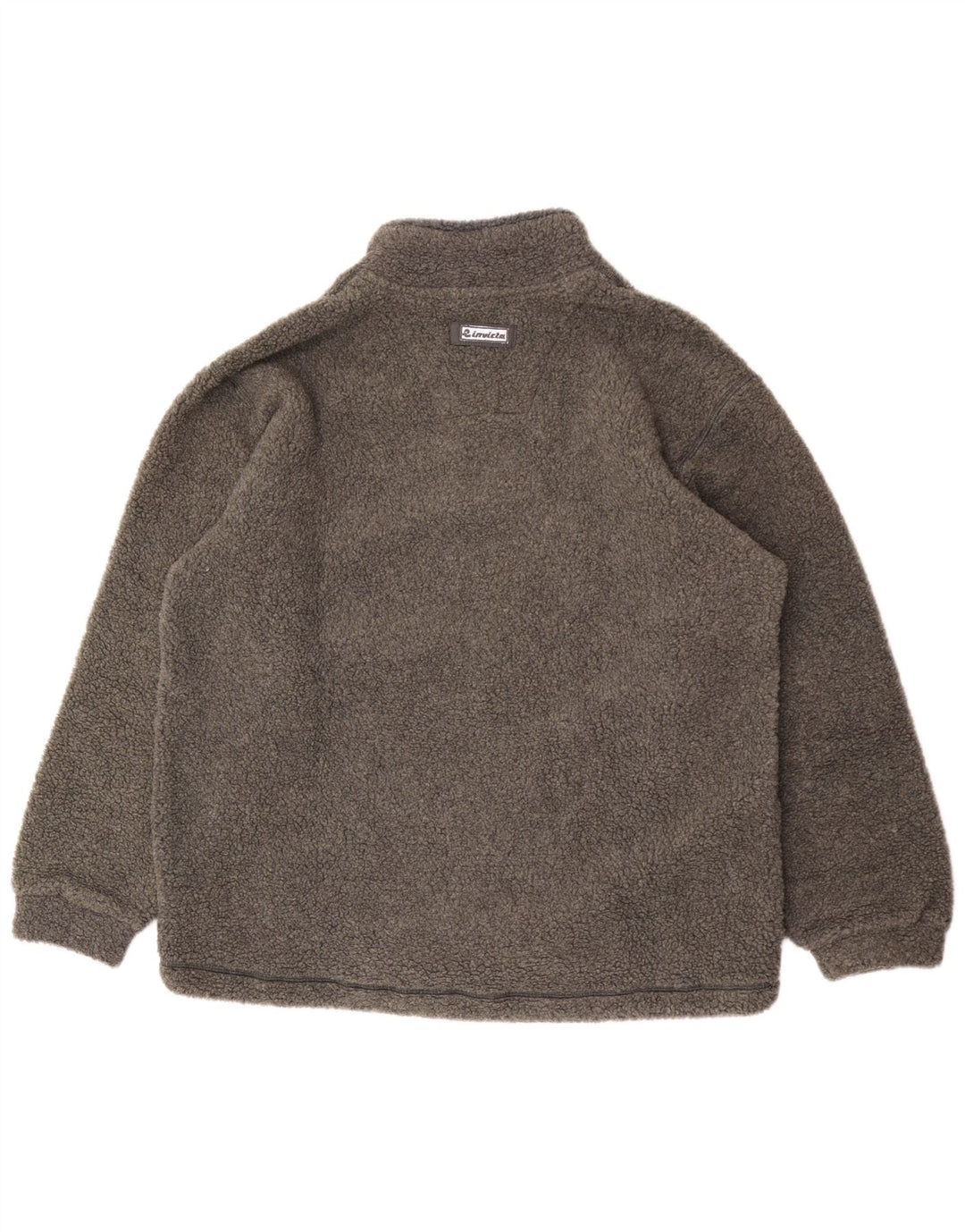 Invicta Fleece Jumper med lynlås til mænd XL Grå Polyester