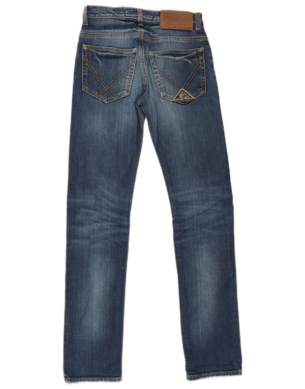Roy Rogers Dame Slim Jeans UK 12 Medium W26 L30 Blå Bomuld