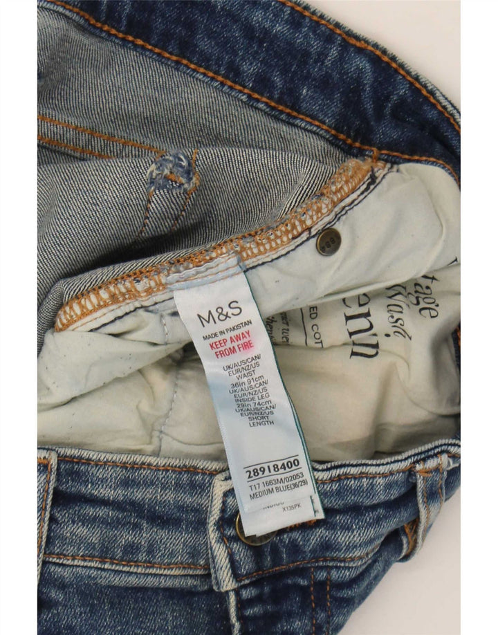 Marks & Spencer Straight Jeans til mænd W36 L29 blå bomuld