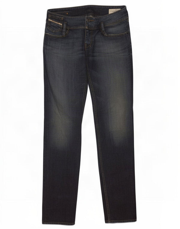 Diesel Dame Skinny Jeans UK 14 Large W32 L34 Navy Blue Bomuld