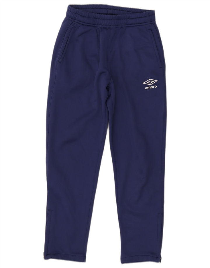 Umbro Boys Graphic Tracksuit Bukser 10-11 År Navy Blue Polyester