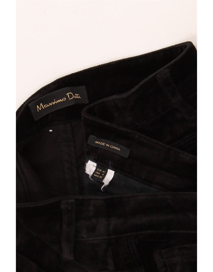 MASSIMO DUTTI Dame Skinny Casual Bukser EU 40 Medium W30 L27 Sort