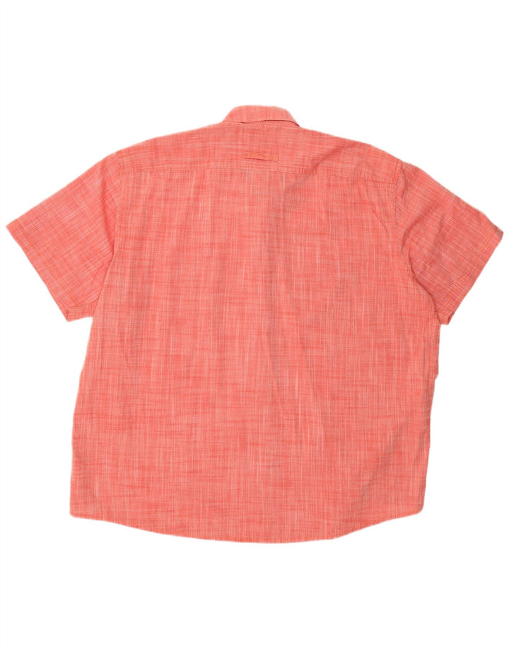 CAMEL ACTIVE Herre Regular Fit kortærmet skjorte 2XL rød bomuld