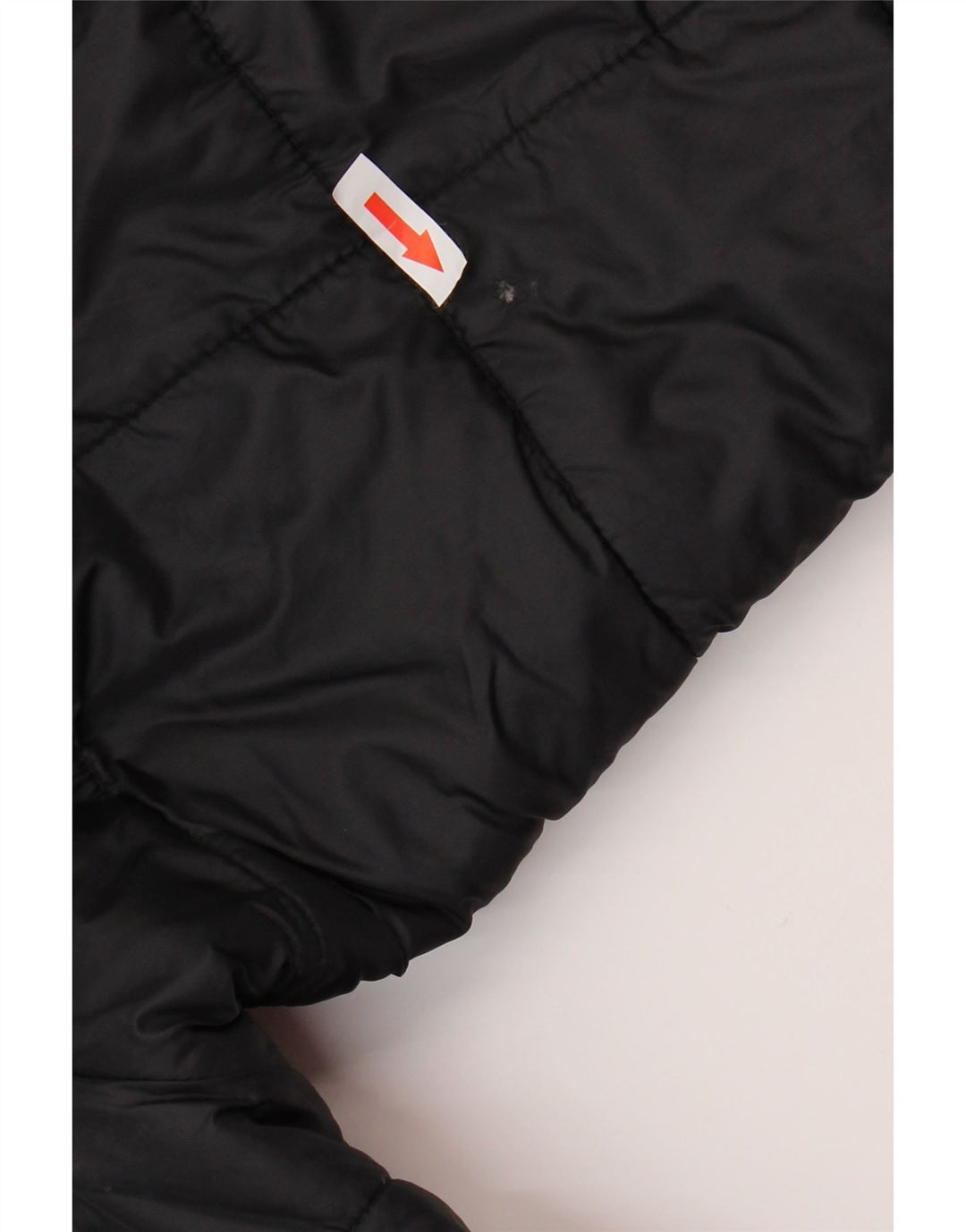 REPLAY Dame Loose Fit Polstret Frakke UK 10 Small Black Polyester