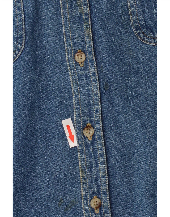 Timberland Boys denimskjorte 7-8 år blå bomuld