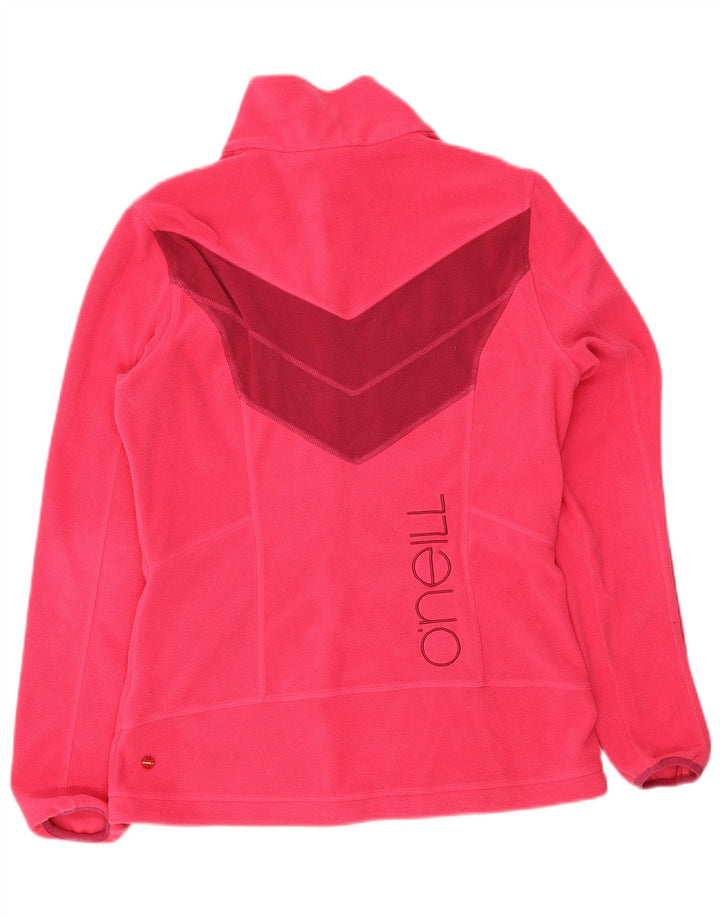 O'Neill Dame grafisk fleecejakke UK 18 XL Pink Colourblock Polyester