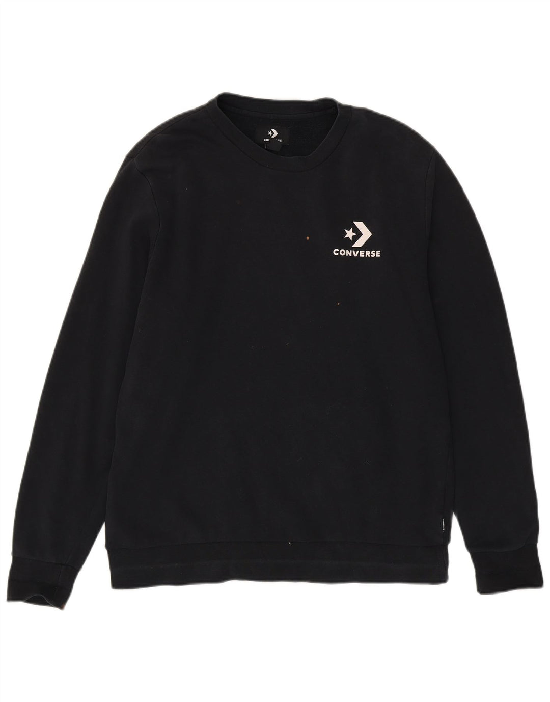 Converse Sweatshirt til mænd Medium Sort bomuld