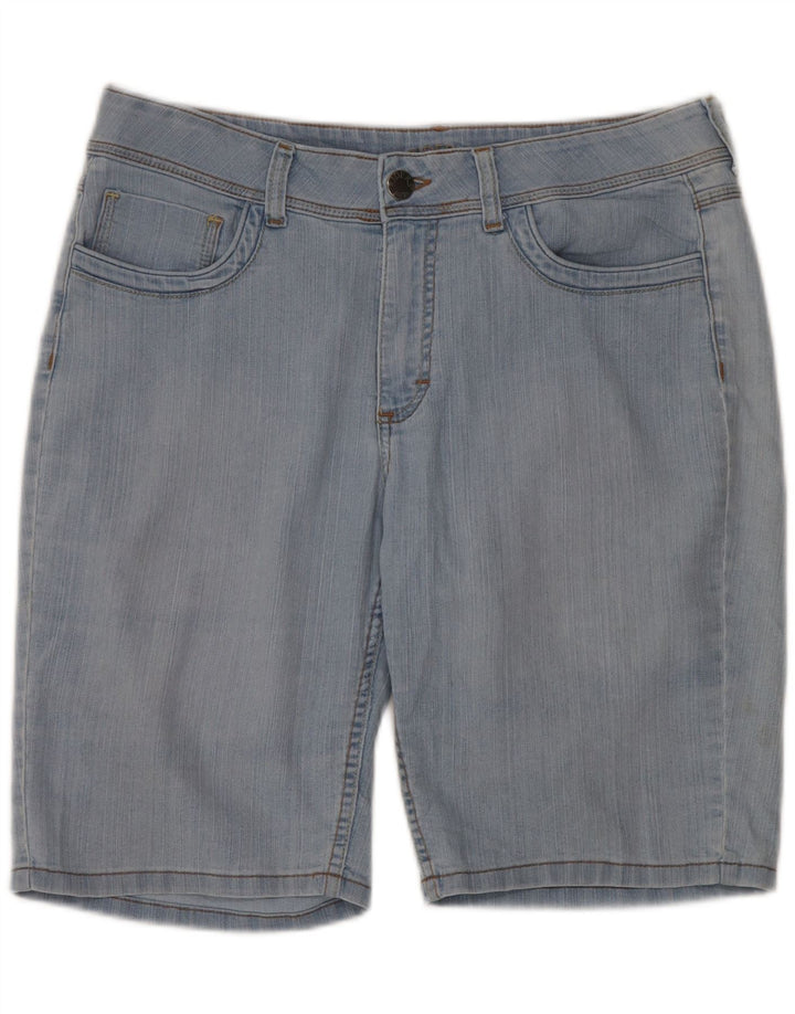 Lee Womens Riders Denim Shorts W34 Large Blue