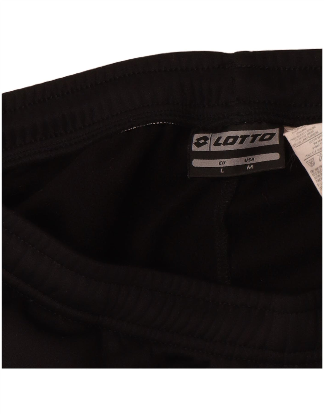 Lotto Herre træningsdragt Bukser Joggers Medium Sort Polyester