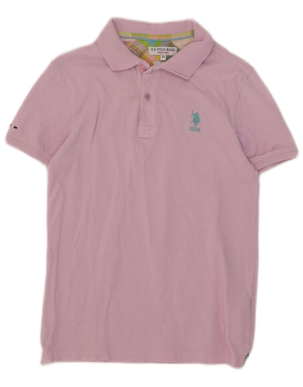U.S. Polo Assn. Herre Slim Fit skjorte XS Pink bomuld