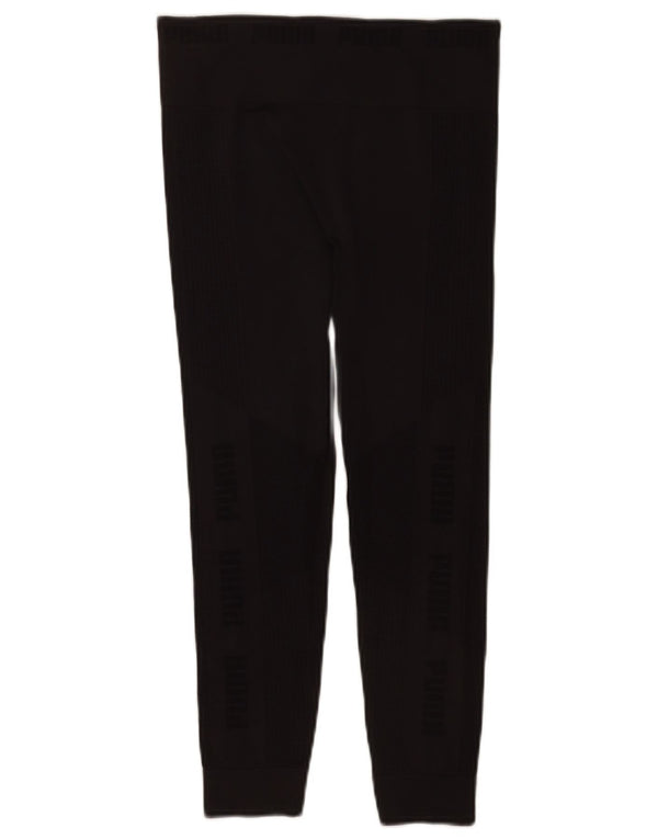 Puma Grafiske Leggings til kvinder UK 8 Lille Sort