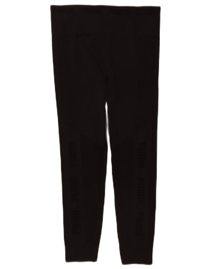 Puma Grafiske Leggings til kvinder UK 8 Lille Sort