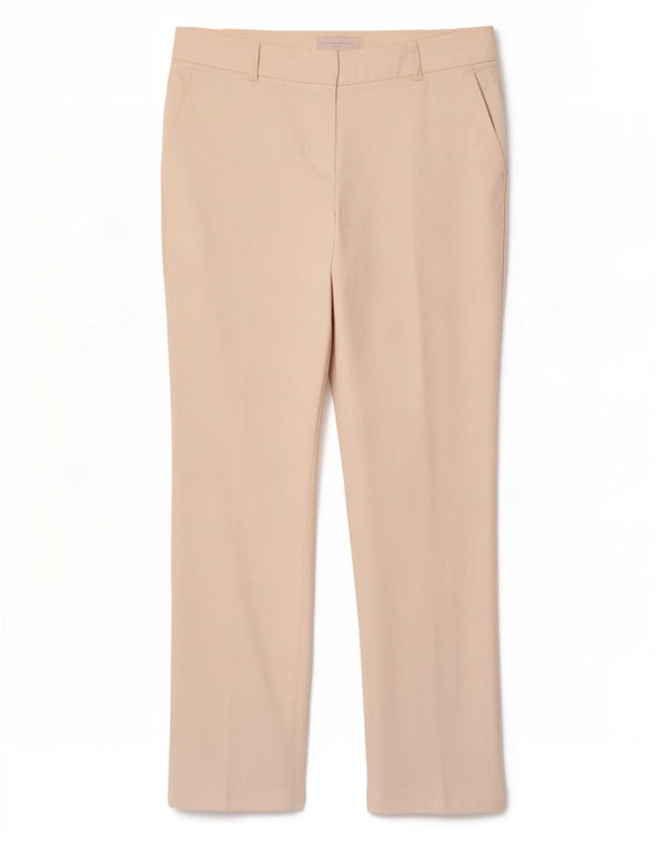 The White Company Womens Crop Slim Chino Bukser UK 8 Small W28 L25 Off