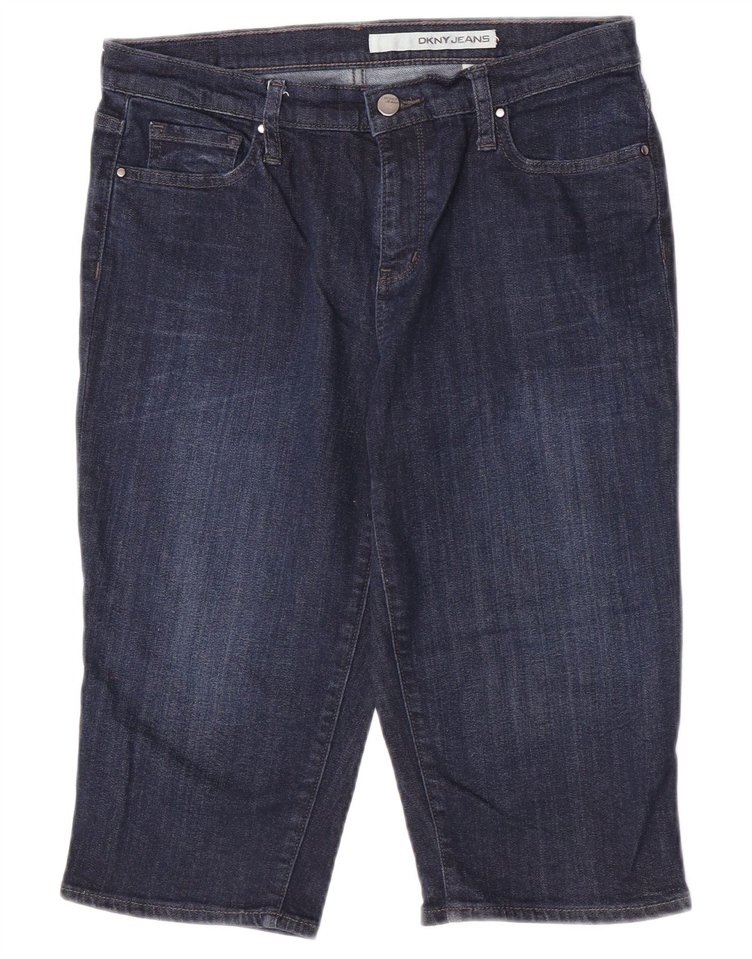 Dkny Dame denim Shorts US 8 Medium W30 Marineblå Bomuld