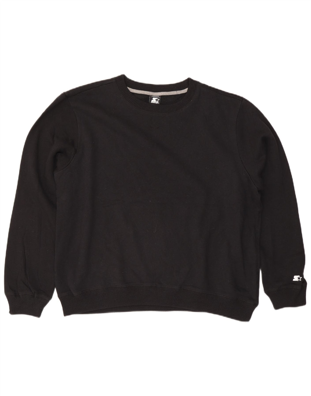 STARTER Dame Oversized Sweatshirt Jumper UK 18 XL Sort Bomuld