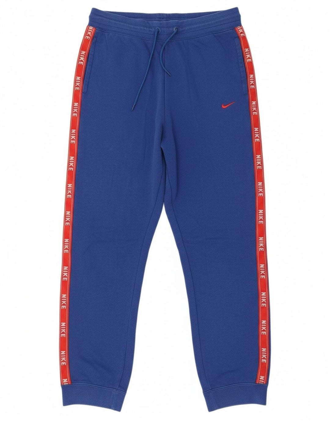 Nike Herre grafisk træningsdragt Bukser Joggers Medium Blue Colourblock