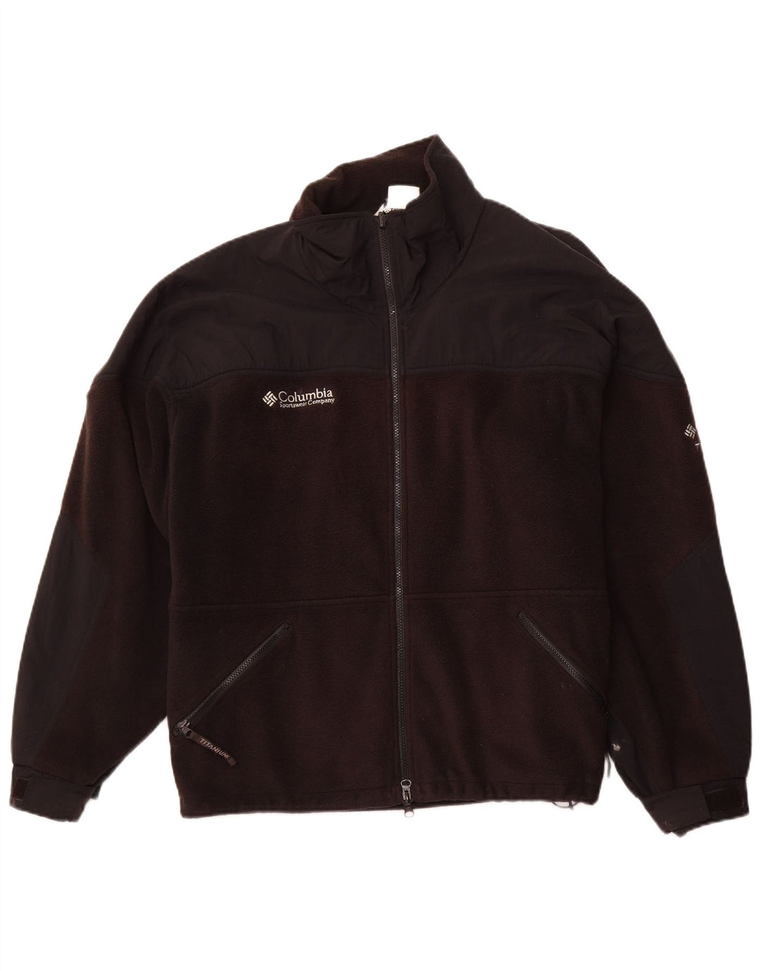 Columbia Herre Fleecejakke UK 42 XL Sort Polyester