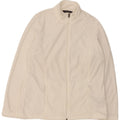Marks & Spencer Fleecejakke til kvinder UK 16 Stor hvid polyester