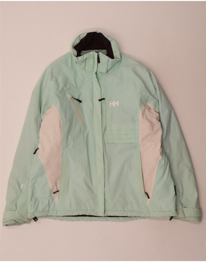 Helly Hansen Dame Skijakke UK 20 2XL Turkis Colourblock Polyamid