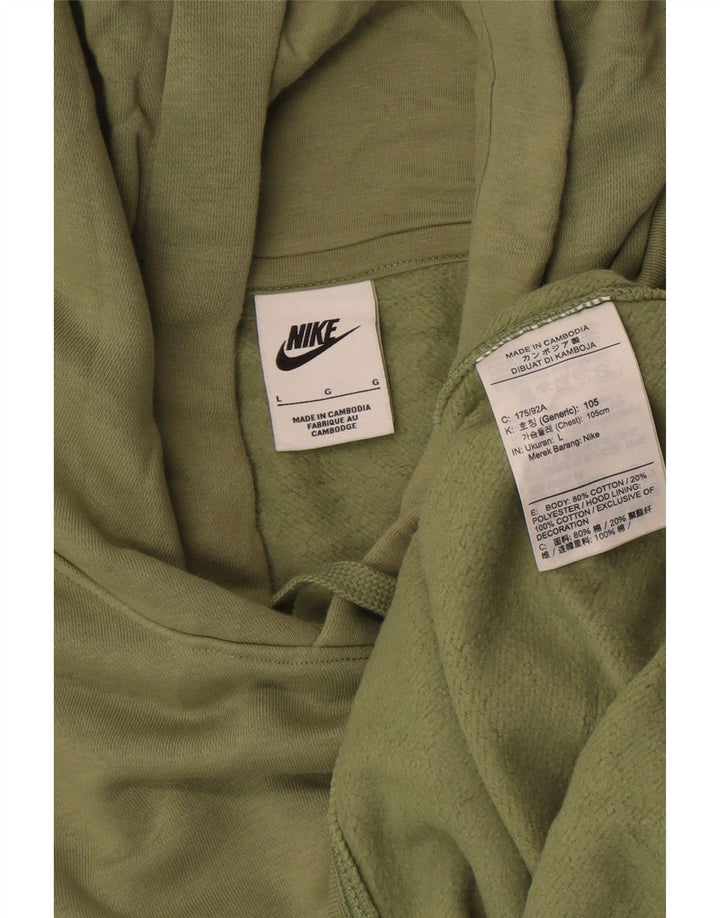 Nike Herre hættetrøje Jumper Large Grøn Bomuld