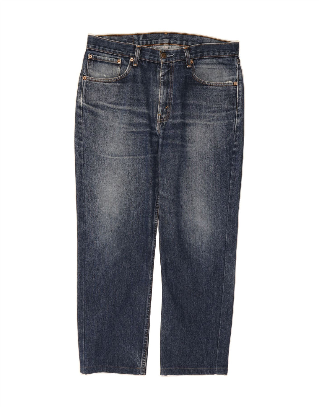 LEVI'S Mens 751 Straight Jeans W34 L27 Blue Cotton Vintage Levi's and Second-Hand Levi's from Messina Hembry 