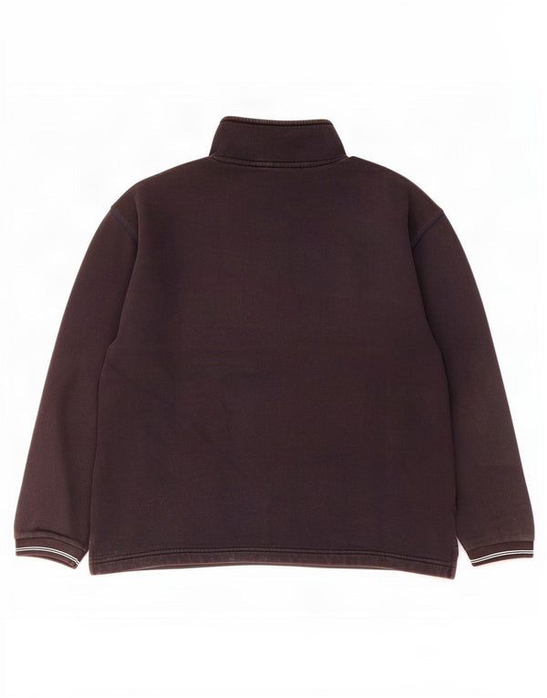 Reebok Boys Sweatshirt med lynlås 15-16 år Sort Colourblock Bomuld
