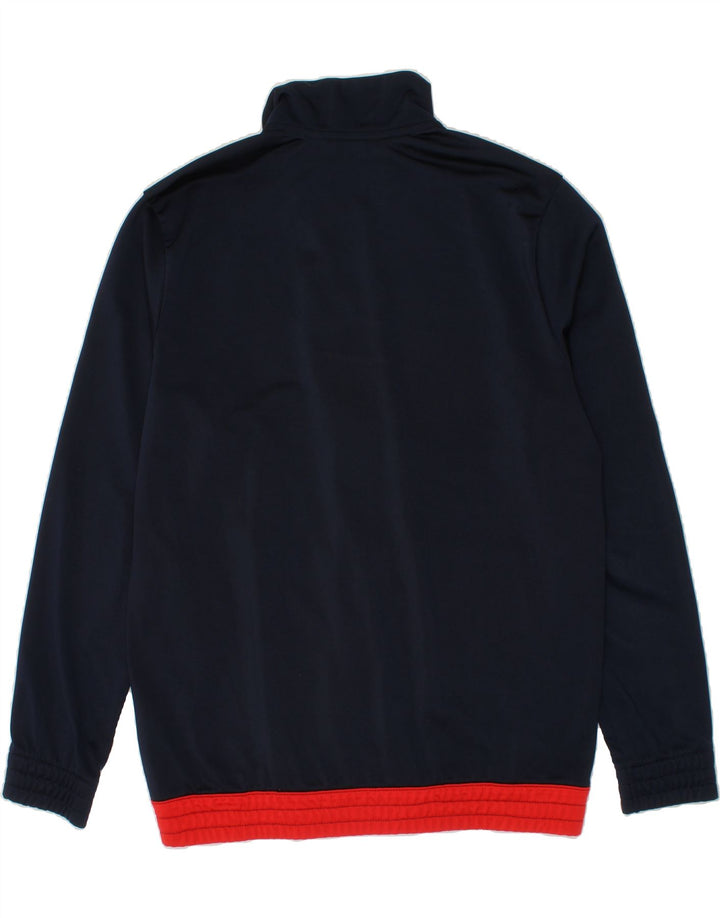 ADIDAS Boys Graphic Tracksuit Top Jacket 13-14 Years Large  Navy Blue Vintage Adidas and Second-Hand Adidas from Messina Hembry 