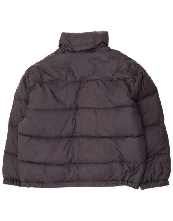 Invicta Herre hættepolstret jakke UK 44 2XL Sort polyamid