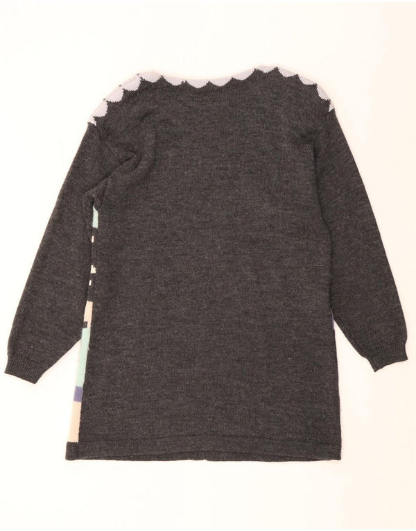 Your Sixth Sense Girls Graphic Jumper Dress 15-16 Years Grå Geometrisk