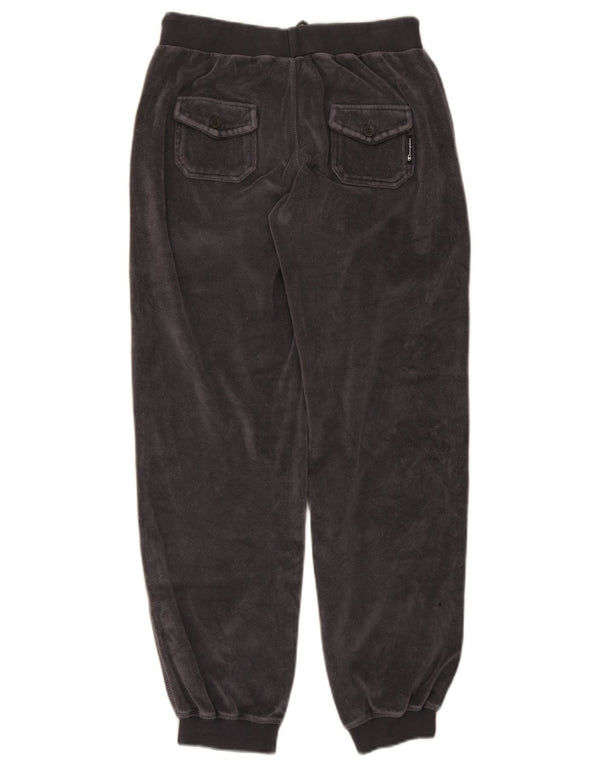 Champion Womens Heritage Fit Træningsdragt Bukser Joggers UK 10 Small Grey