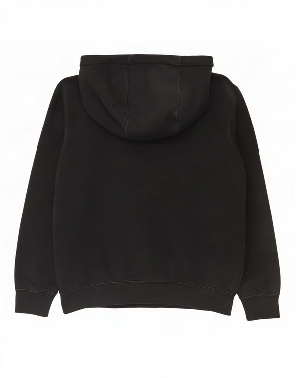 Nike Mens Graphic Hoodie Jumper Medium Black Colourblock Cotton