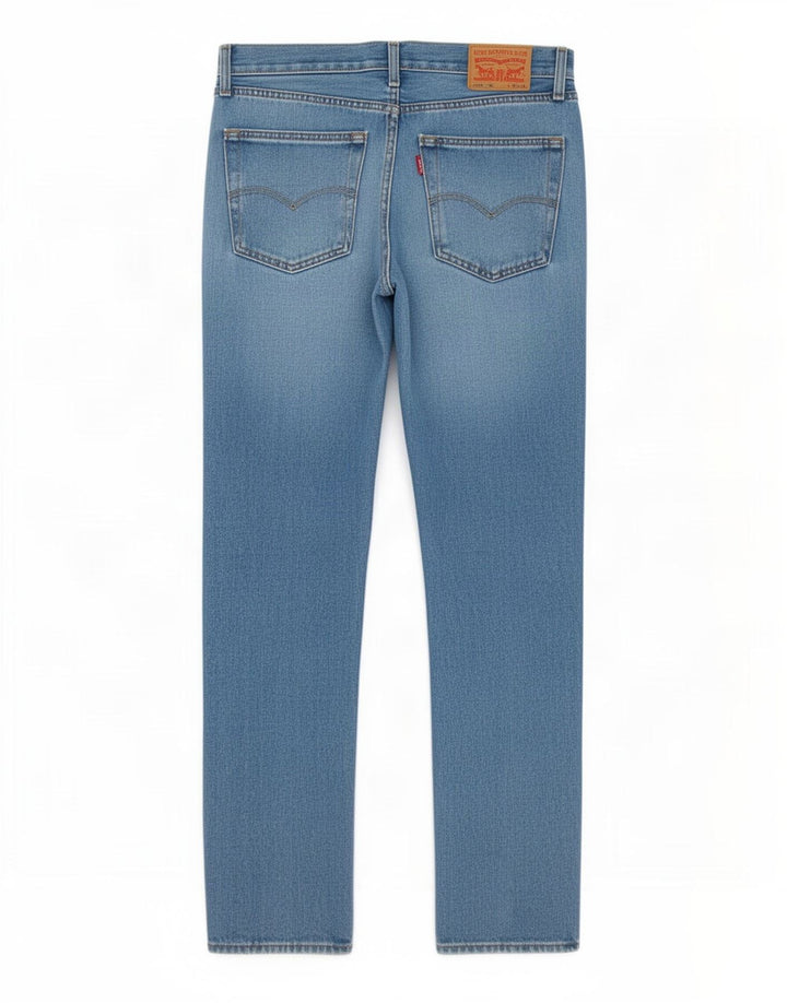 Levi's Herre 501 Straight Jeans W32 L32 Blå Bomuld 90'erne