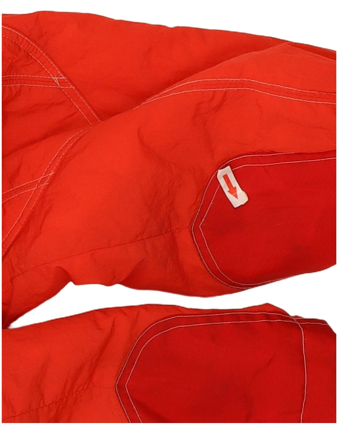 Vintage ski jumpsuit til drenge 7-8 år rød polyamid