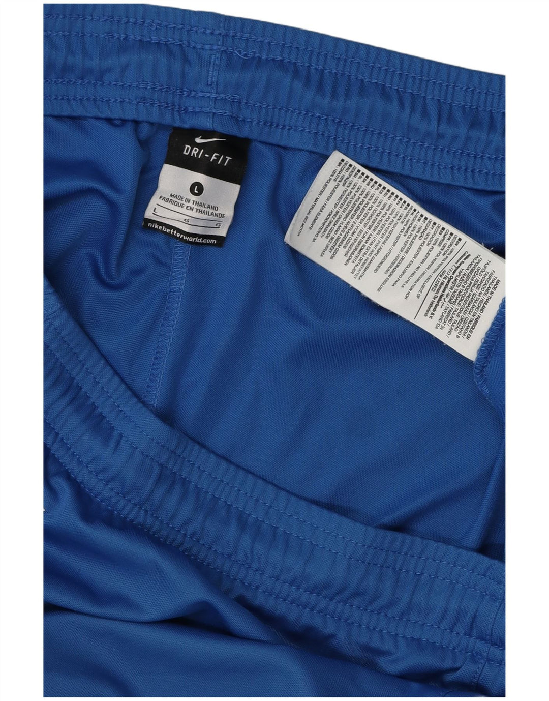 Nike Herre Dri Fit sportsshorts store blå polyester