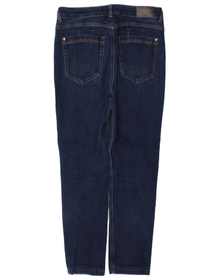 Magic Womens Slim Jeans UK 12 Medium W30 L26 Marineblå Bomuld