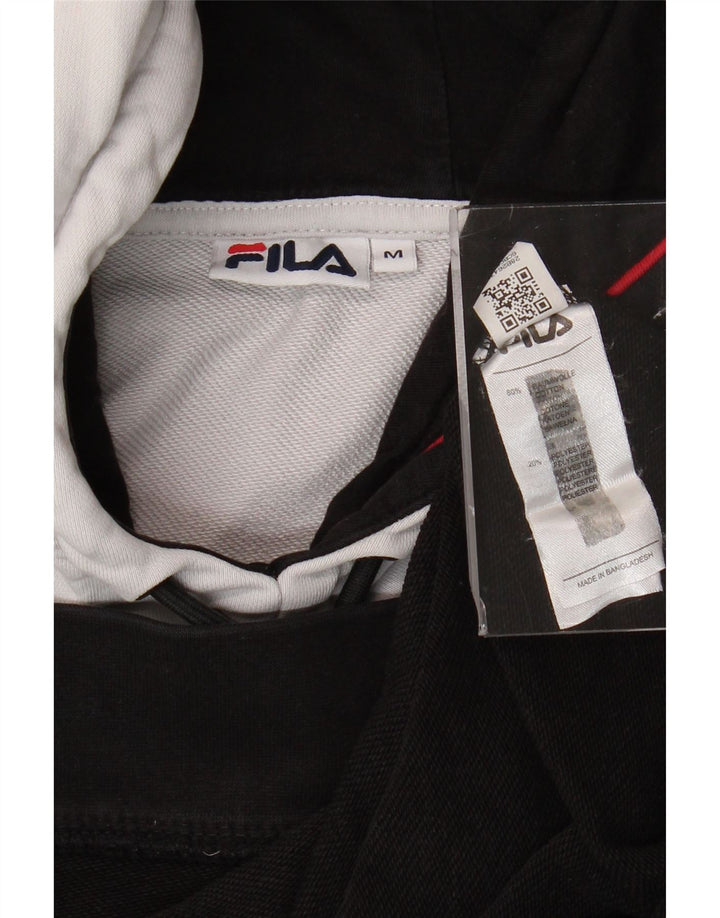 Fila Herre hættetrøje Jumper Medium Sort Colourblock Bomuld