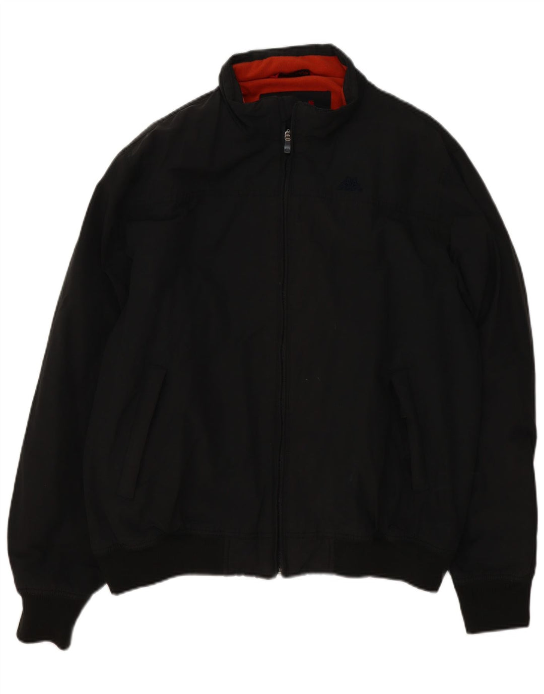 KAPPA Mens Bomber Jacket UK 42 XL Black