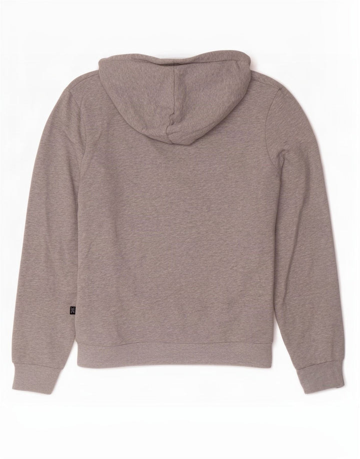 Puma Graphic Hoodie Jumper UK 14 Medium Grey Bomuld