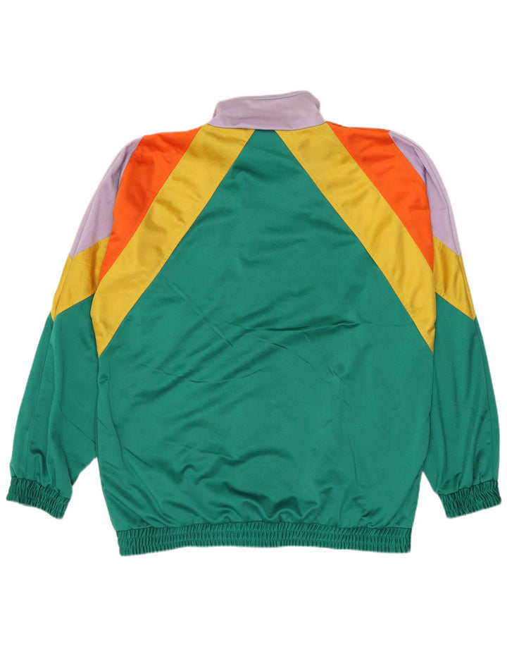 Master Træningsdragt til mænd Topjakke Medium Grøn Colourblock Polyester