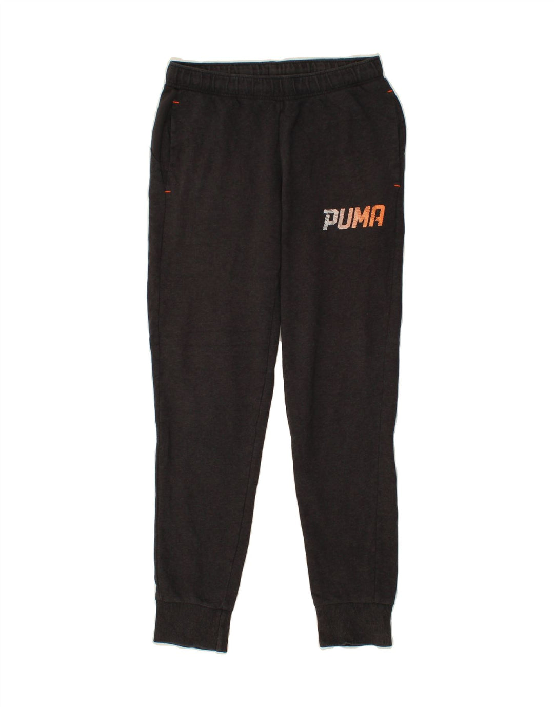 PUMA Mens Graphic Tracksuit Trousers Joggers Small Grey Vintage Puma and Second-Hand Puma from Messina Hembry 