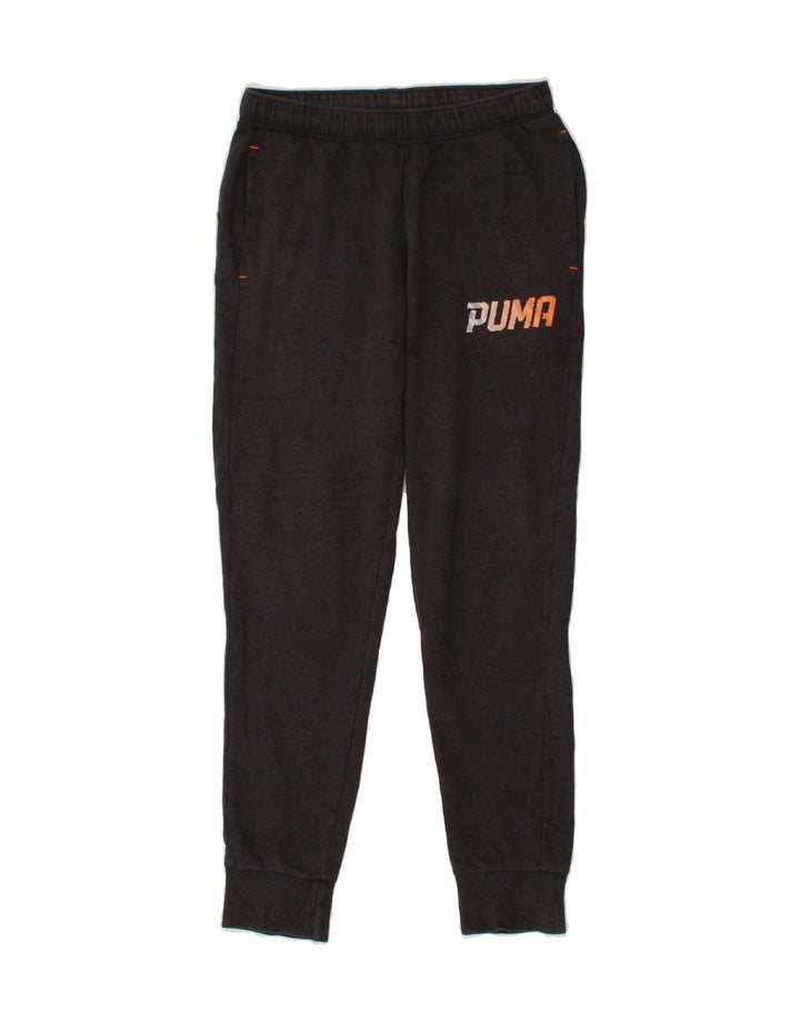 PUMA Mens Graphic Tracksuit Trousers Joggers Small Grey Vintage Puma and Second-Hand Puma from Messina Hembry 