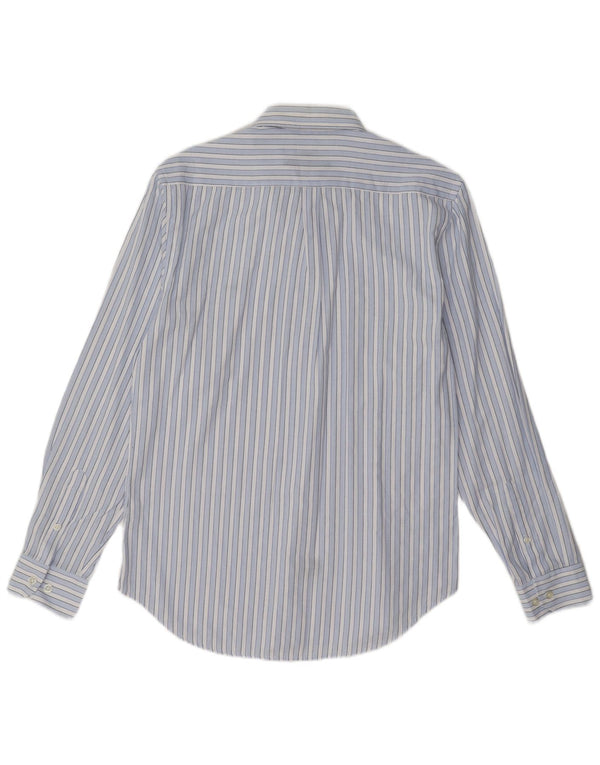 Harmont & Blaine Herre Regular Fit skjorte Medium blå stribet bomuld