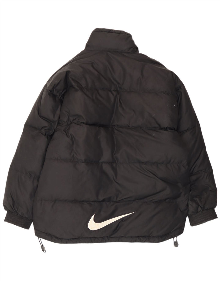 Nike Herre grafisk løs pasform polstret jakke UK 36/38 Lille sort polyester