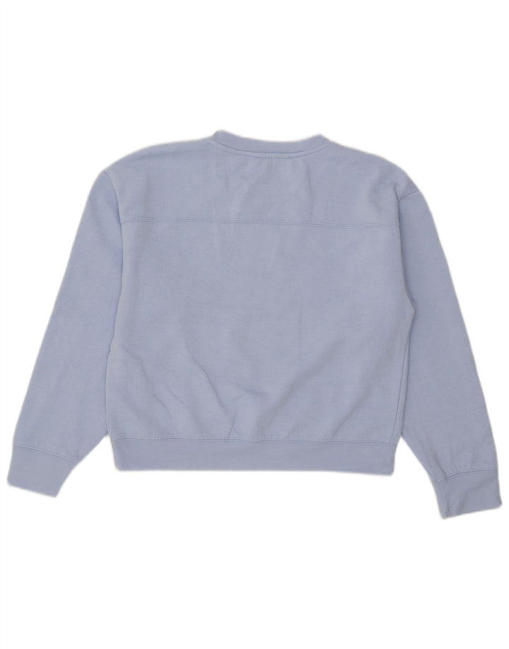 Zara Dame Sweatshirt Jumper UK 14 Medium Blue
