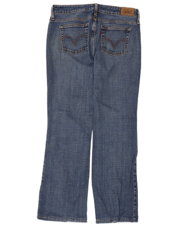 Levi's Womens 545 Low Bootcut Jeans US 6 Medium W32 L28 Blue Cotton