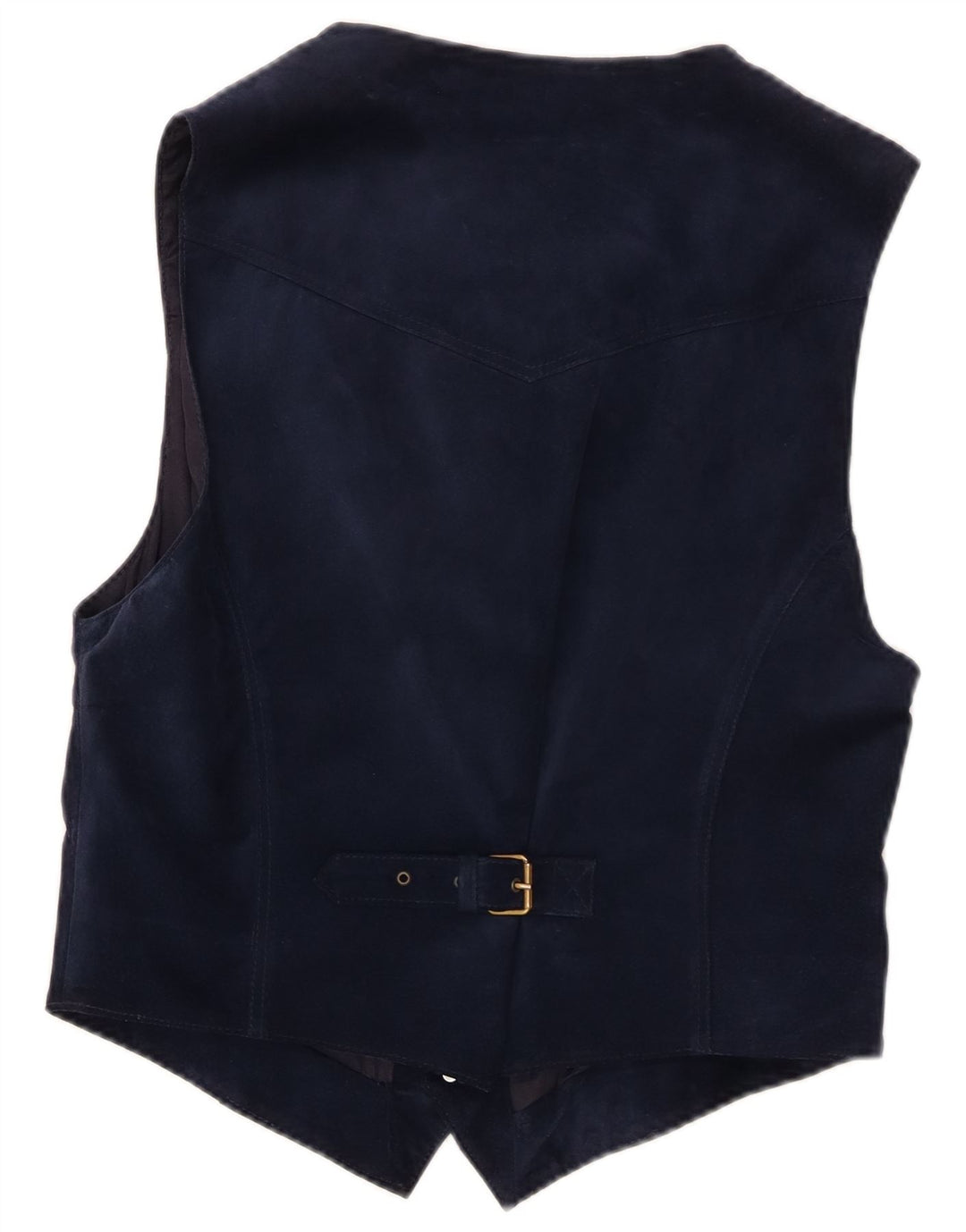 Vintage herre ruskind vest lille marineblå