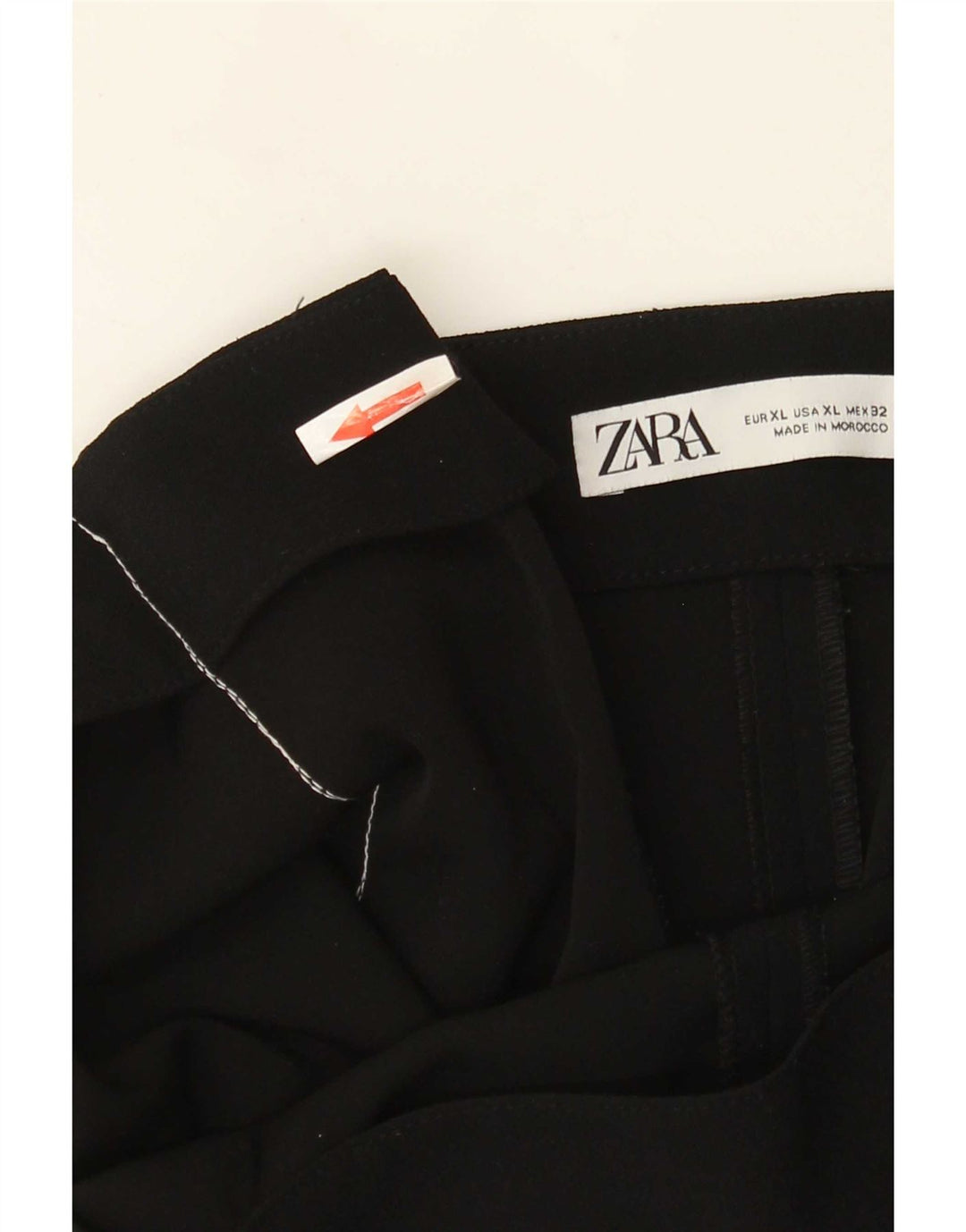 Zara Mini-nederdel til kvinder XL W32 Sort