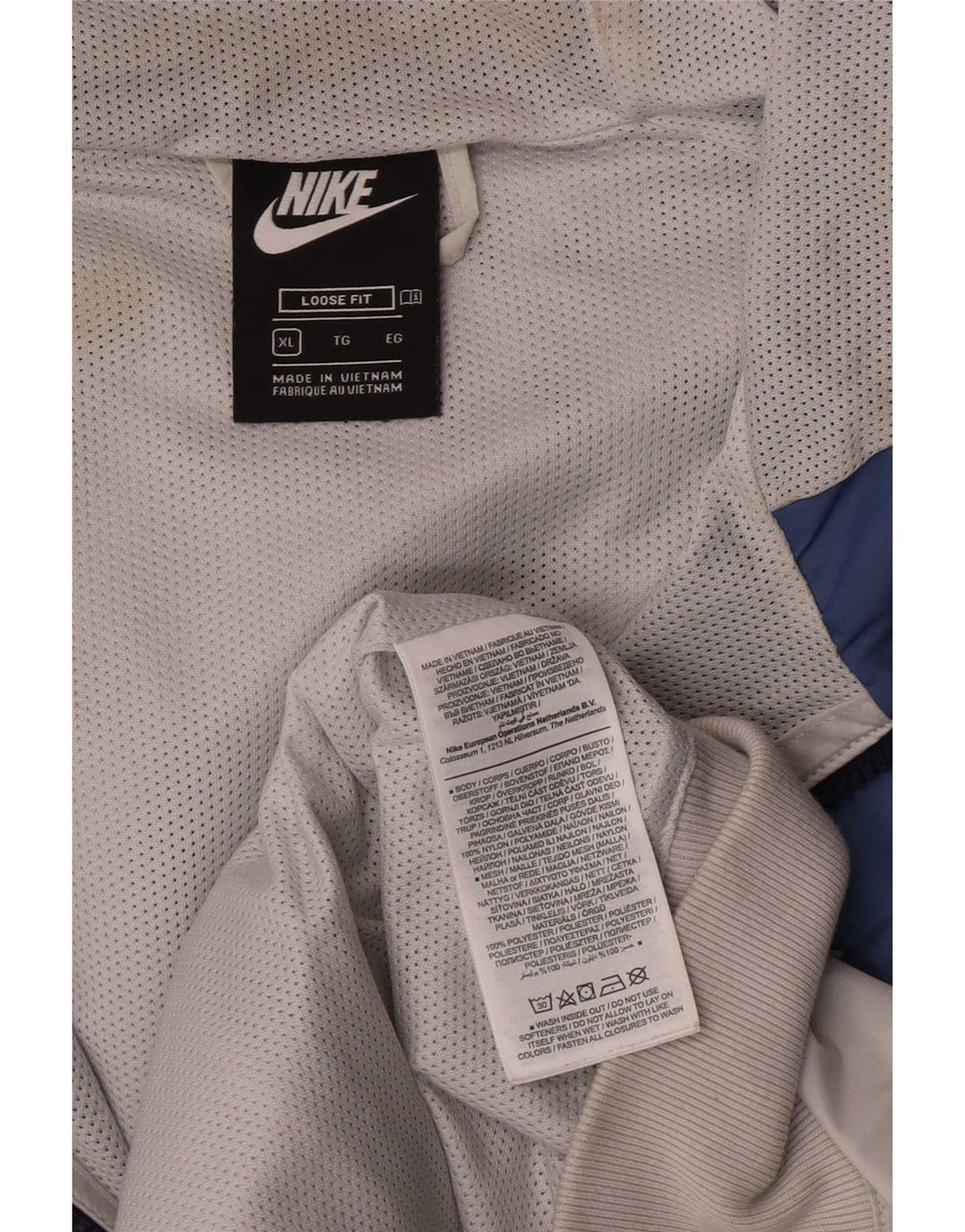 Nike Herre Loose Fit træningsdragt Topjakke XL Flerfarvet Colourblock