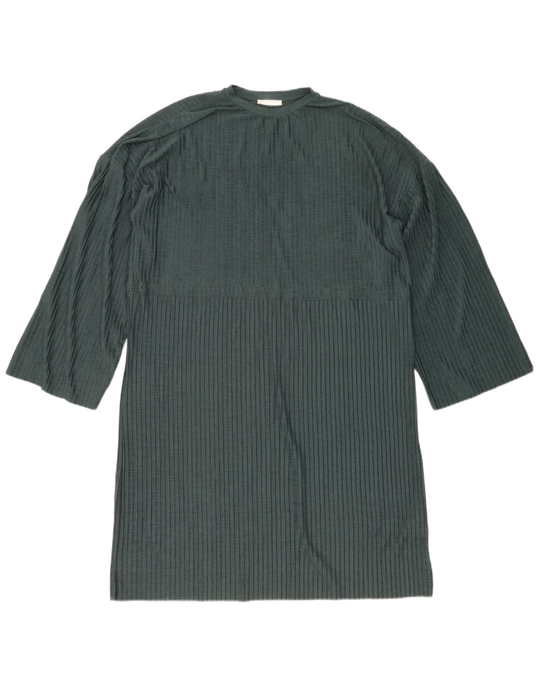 Zara Dame Trafaluc Langærmet Oversized Shift Dress UK 14 Medium Green