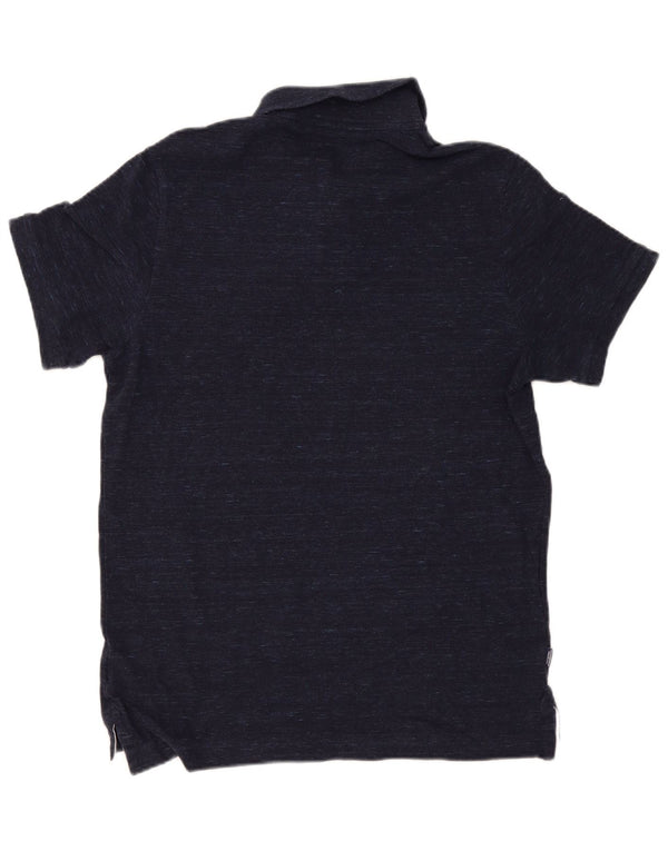 Superdry Regular Fit Polo Shirt 2XL Marineblå Flecked Bomuld